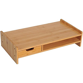 Mua Kệ gỗ để màn hình máy tính FANSI.MOSTA-019 / Nâng màn hình lên đến 11.5cm / Giảm đau cổ / Giúp bàn làm việc gọn gàng