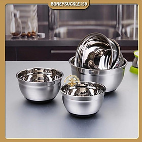 Mua Bowl trộn bột đế silicon / Âu trộn bột / Tô trộn bột (Âu dày + sâu)