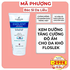 Kem dưỡng ẩm cho da khô Floslek Emoleum Lipid Balm