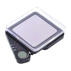Electronic Jewelry Scale High-Precision Battery LCD LED Backlit Space Saver 500g