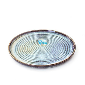 Mua Đĩa Phẳng Men Hồng tuyết D28 - Khay Phẳng Men Hỏa biến - Gốm sứ Cao cấp Bát Tràng