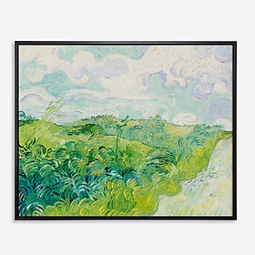 Mua Green Wheat Fields  Auvers (1890) – Tranh in canvas trang trí treo tường danh hoạ thế giới (80×100 cm)