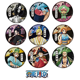 Combo 9 huy hiệu cài áo ONE PIECE - ĐẢO HẢI TẶC anime ver WANO QUỐC