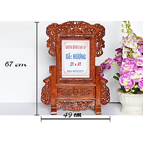 Khung hình ảnh thờ tứ linh 20 x 30