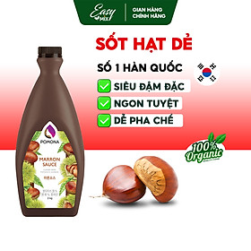 Sốt Hạt Dẻ Pomona Maroon Sauce Nguyên Liệu Pha Chế Cà Phê Trà Sữa Hàn Quốc Chai 2kg