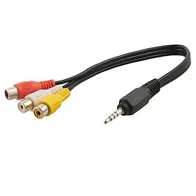 Jack loa 3,5mm chuyển sang AV (Video + Audio)