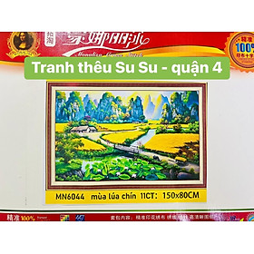 Mua Tranh thêu kín chữ thập Mùa lúa chín MN6044  kích thước 150 x 75 cm