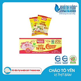 Cháo tổ yến vị thịt bằm Khánh Hòa Nutrition