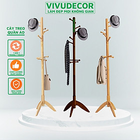 Mua Cây Treo Quần Áo Vivudecor 100% Gỗ Tự Nhiên  Cây Treo Đồ AN 10 Nhánh Lắp Ráp Xuất Khẩu Hàn Quốc