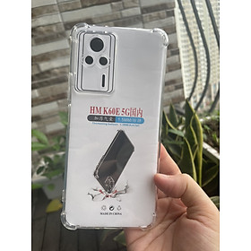 Ốp Lưng Xiaomi Redmi K60, K60 Pro, K60E Dẻo Trong Suốt Chống Sốc 4 góc, khoét mắt Bảo Vệ Camera