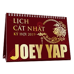 Lịch Bàn Cát Nhật 2019 Joey Yap (Nâu/Đỏ)