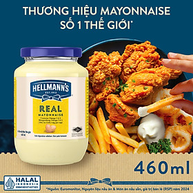 Xốt Mayonnaise Vị Nguyên Bản Hellmann’s 460ml - Thương Hiệu Mỹ, SX Thái Lan | Hellmann’s Real Mayonnaise 460ml