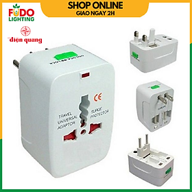 Combo 2 ổ cắm du lịch điện quang đq esk tv01