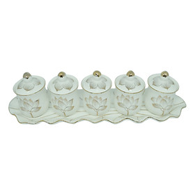 Mua Án 5 Có Nắp Trắng PT0124