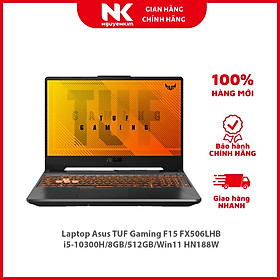 Mua Laptop Asus TUF Gaming F15 FX506LHB i5-10300H/8GB/512GB/Win11 HN188W - Hàng chính hãng