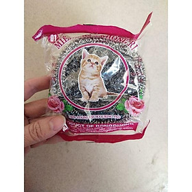 Combo 5 miếng lưới rửa bát, cọ xoong nồi, mút rửa bát xanh