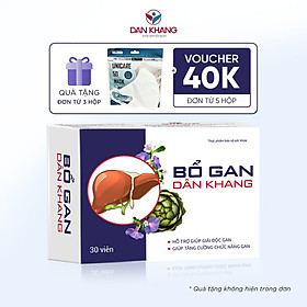 Viên Uống Giải Độc, Tăng Cường Chức Năng Gan, Bổ Gan Dân Khang (Hộp 3 vỉ x 10 viên)