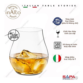 Mua Bộ 6 Ly rượu Thủy Tinh Inalto Arte  Dof 487ml  - Bormioli Rocco - Italy