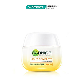 Kem Dưỡng Ban Ngày Garnier Light Complete Speed Whitening Serum Cream SPF30 PA+++ 50ml