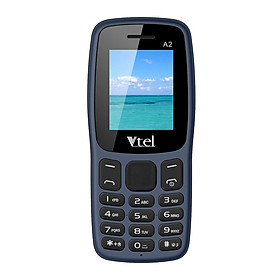Điện Thoại di động GSM Vtel A2 (2 Sim) - Số To, Chữ To, Pin Bền, Thiết Kế Đẹp - Hàng Chính Hãng
