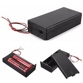 Mua Hộp pin Đế pin 18650 có nắp công tắc 2 pin ( nối tiếp)