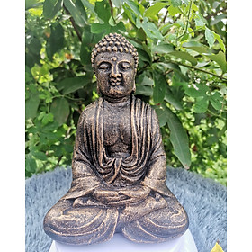 Tượng Phật Thích ca 16,5cm phong thủy thờ cúng trang trí hồ cá, thuỷ sinh, tiểu cảnh, bán cạn, terrarium