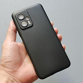 Ốp lưng dẻo cho Xiaomi Redmi Note 11T Pro 5G  đen cao cấp, chống bám vân tay