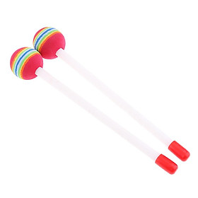 5 Pairs Lollipop Hand Drum Mallet Hammer Musical Percussion Toys Educational