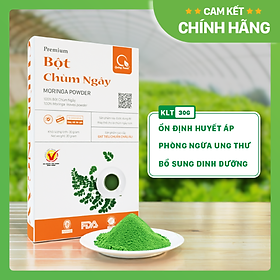 Bột Chùm Ngây Sấy Lạnh Nguyên Chất Hộp 30g  - Bột dinh dưỡng ăn dặm cho bé, tăng cường sức khỏe