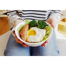 Bát ăn cho bé có quai cầm Kokubo Meal Bowl φ15cm - Made in Japan