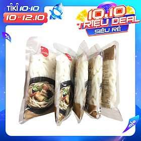 Bịch 1Kg Mỳ Udon Tươi Samlip Hàn Quốc Gồm 5 Gói 200 Gram