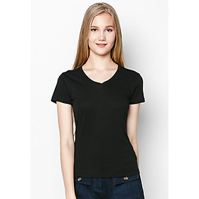 Áo thun nữ cộc tay chất đũi giấy cổ tim dáng dài mỏng nhẹ mát freesize thích hợp nhiều phong cách mix đồ - ĐỎ