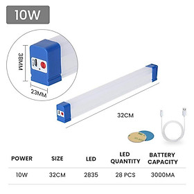  LED DC5V LED USB Đèn khẩn cấp có thể sạc lại 5W 10W 20W Đèn LED