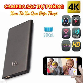 Mua Camera IP sạc dự phòng H8 - Kết nối wifi quay video 4K xem từ xa qua điện thoại