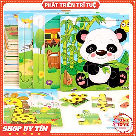 Đồ Chơi Tranh Ghép Hình 9 Mảnh Gỗ Cho Bé