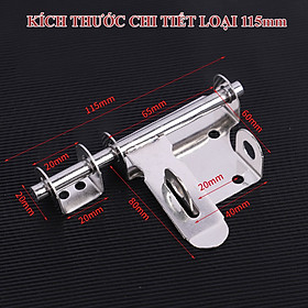 Mua Chốt Khóa Cửa Then Ngang KUNBE Chất Liệu Thép Không Gỉ Có Lỗ Gài Phù Hợp Nhiều Loại Cửa  Tủ