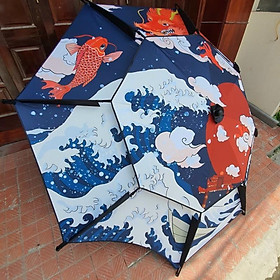 Mua ô câu cá 2 tầng che nắng che mưa dài 2m4 hàng chất lượng y hình