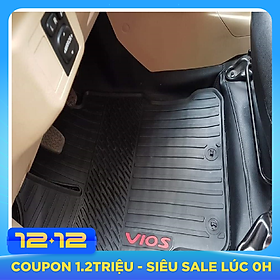 Bộ thảm sàn Vân sọc xe Toyota Vios 2014-2019