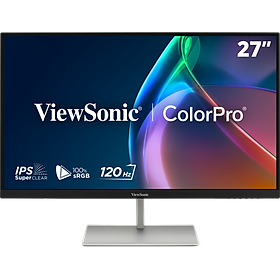 Màn Hình Đồ Hoạ Viewsonic VP2766-2K Màu Xám 27 inch, 120Hz, 2K, QHD, Chứng nhận Pantone Validated, USB-C 90W - Hàng Chính Hãng