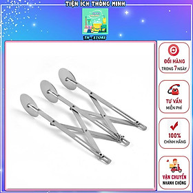 Mua Con lăn cắt bánh Pizza bằng thép không gỉ chống dính có thể điều chỉnh kích thước ( 3 con lăn ) - TT1170