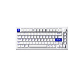 Bàn phím cơ AKKO MOD007 PC Blue on White (Hotswap / Gasket Mount / Clacky / Mạch Xuôi) - Hàng Chính Hãng