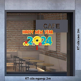 DECAL TRANG TRÍ TẾT 2024 SỐ40