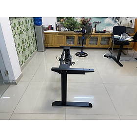 Mua Chân bàn đen 02 motor 02 phân đoạn chữ C/1000-1800 FIXED CM/CMAH-016