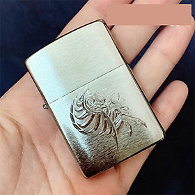 Bật lửa zippo chrome 200 khắc ngựa 20 – zippo 200.ngua20