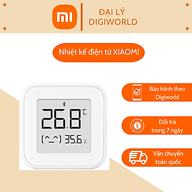 Đồng hồ cảm biến nhiệt độ và độ ẩm Xiaomi - Hàng chính hãng - MI Temperature and Humidity Monitor 2 khả năng đo cực chính xác