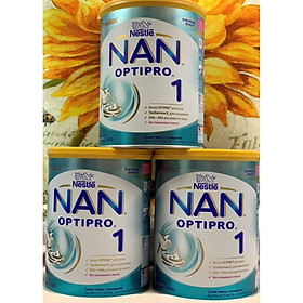 Combo 3 hộp Sữa Bột Nestlé NAN Nga Optipro 1 (800g) - 0 đến 6 tháng