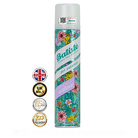 Dầu Gội Khô Batiste Hương Hoa Cỏ Nữ Tính, Tươi Mát - Batiste Dry Shampoo Fresh & Feminine Wildflower 200ml