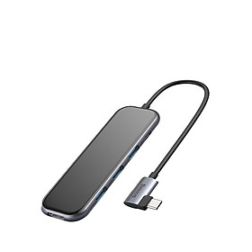 Hub sạc nhanh Baseus chia cổng 5 in 1 PD Type-C ra PD Type-C 3.0, 3 cổng USB 3.0, cổng HDMI chuẩn 4k dành cho Macbook Pro / Smartphone - Hàng nhập khẩu