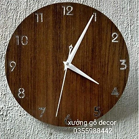 Đồng Hồ Treo Tường Bằng Gỗ Độc Đáo MDF01