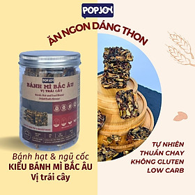 BÁNH MÌ GIÒN BẮC ÂU 150g- Vị Trái Cây- Siêu Hạt, Thuần Chay, Không Đường, Ăn Kiêng, Giảm Cân, Healthy,Eat Clean, LowCarb